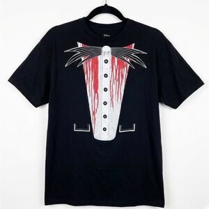 Rock Steady Vintage Bloody Skull Tuxedo T-Shirt Men's Large Black Goth Halloween